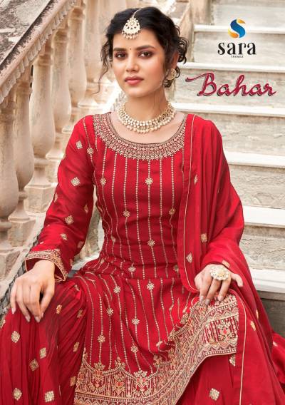 Bahar By Sara Trendz Designer Partywear Salwar Kameez Collection